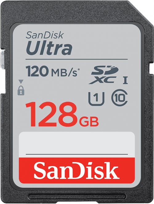 SanDisk Ultra SDXC UHS-I 120MB/s Class 10