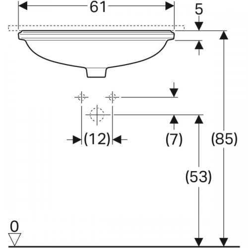 Geberit VariForm 61 500756012