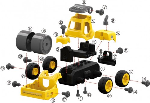 DIY Spatial Creativity Truck LM8012-DZ-1