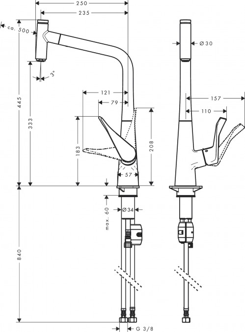 Hansgrohe Metris Select M71 14786000