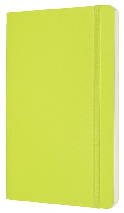 Moleskine Plain Notebook Large Soft Lime