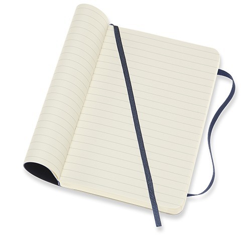 Moleskine Ruled Notebook Expanded Soft Sapphire