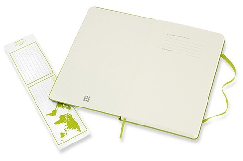 Moleskine Plain Notebook Large Lime