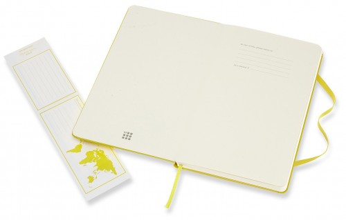 Moleskine Plain Notebook Large Yellow