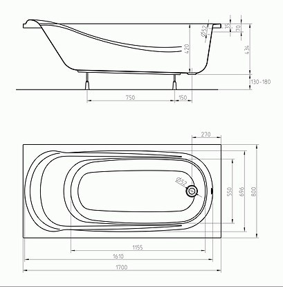 Kolo Saga 170x80