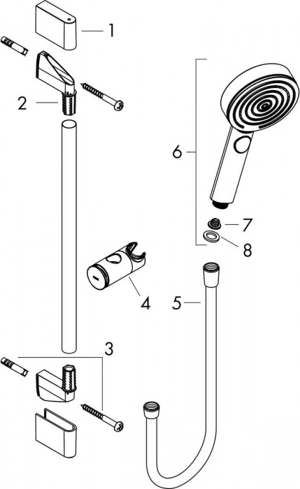 Hansgrohe Pulsify Select 105 24170000