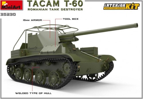 MiniArt Tacam T-60 Romanian Tank Destroyer (1:35)