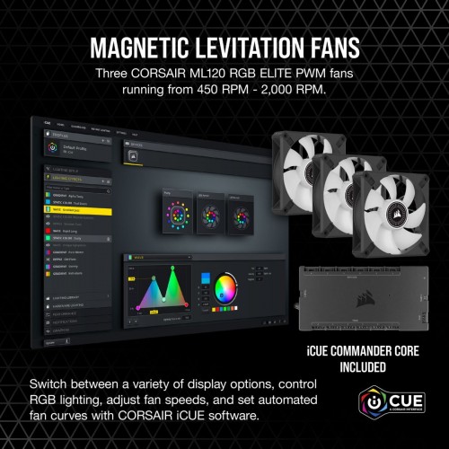 Corsair iCUE H150i ELITE LCD Display