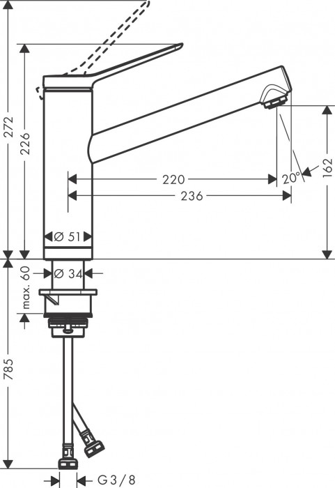 Hansgrohe Zesis M33 74805000