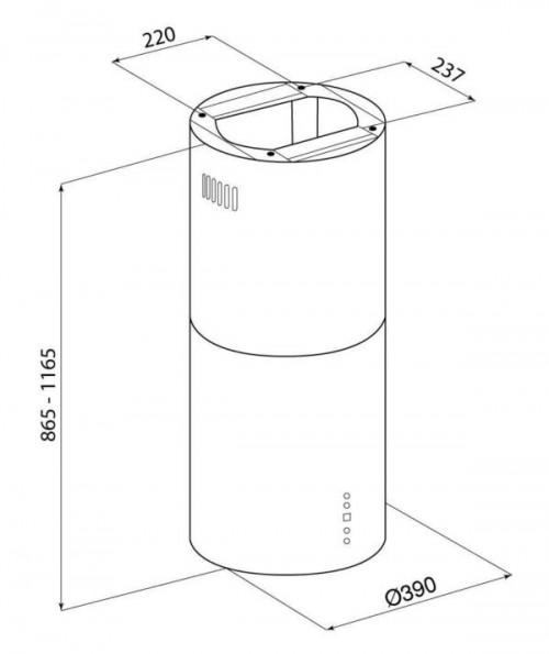 GLOBALO Cylindro Isola 39.6