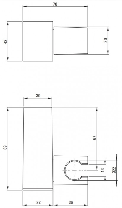 Deante Square NOQ 041K