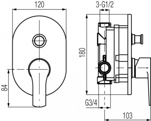 Valvex Dali Black 2447970