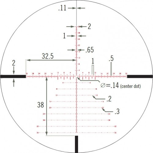 Vortex Viper PST Gen II 5-25x50 FFP (EBR-7C MOA)