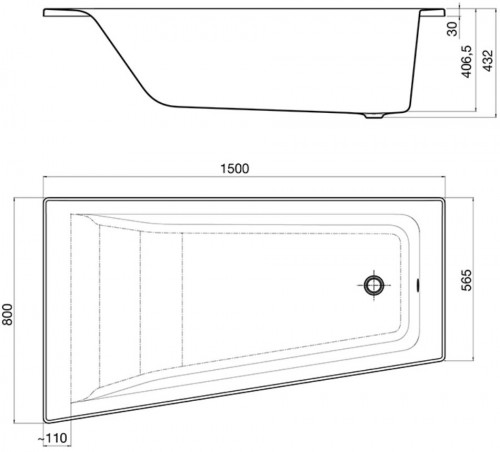 Roca Easy 150x80 A24T280000