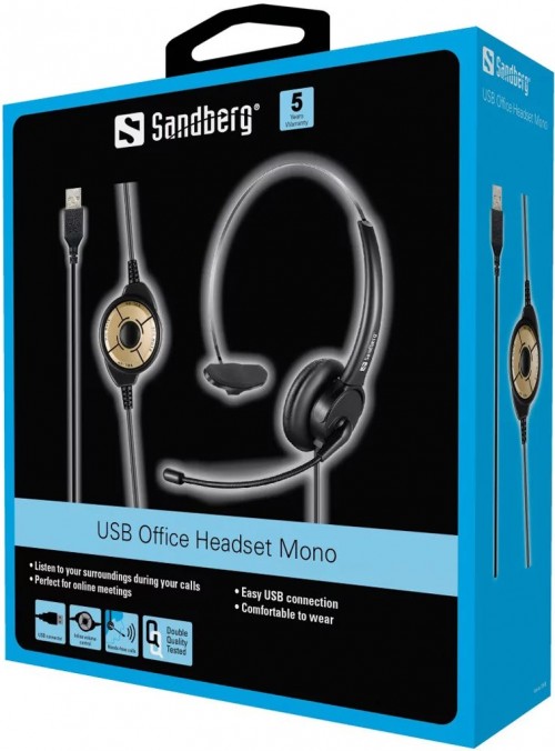 Sandberg USB Office Headset Mono