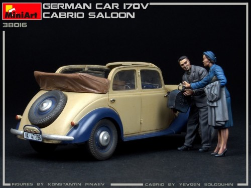 MiniArt German Car 170v Cabrio Saloon (1:35)