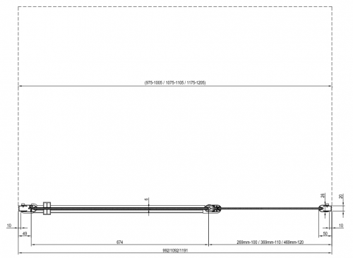 Ravak Chrome CSD2-100 0QVACC00Z1