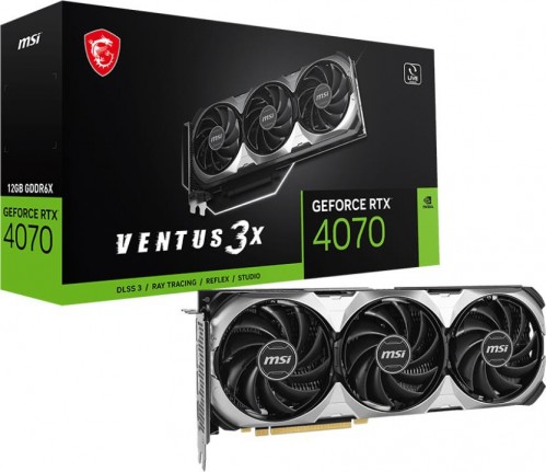 MSI GeForce RTX 4070 VENTUS 3X E 12G