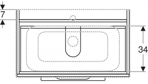 Geberit Selnova Square 80 501.208.00.1