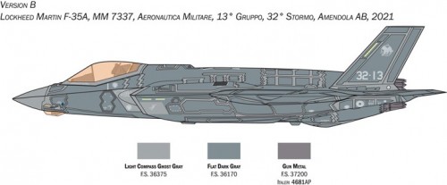 ITALERI F-35A Lightning Ii Ctol (1:72)