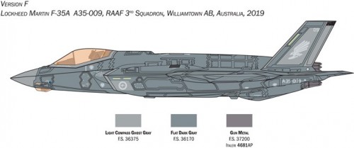 ITALERI F-35A Lightning Ii Ctol (1:72)