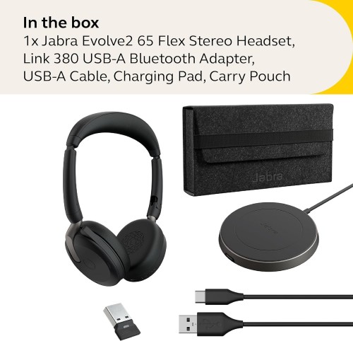 Jabra Evolve2 65 Flex Link380a UC Stereo