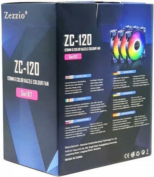 Zezzio ZC-120 Colorful 3 in 1 KIT