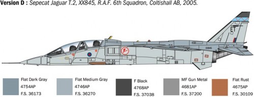 ITALERI Jaguar T.2 R.A.F. Trainer (1:72)