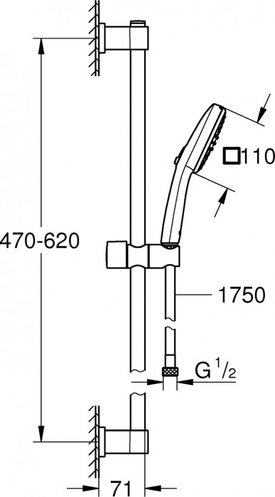 Grohe Vitalio Comfort 110 26398001