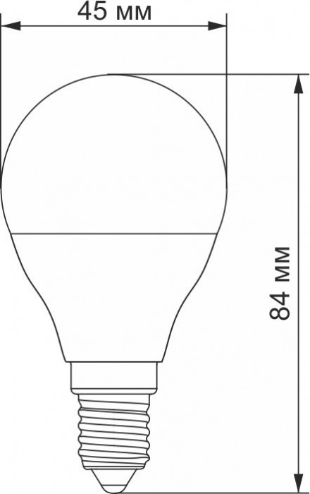 Videx G45e 3.5W 3000K E14