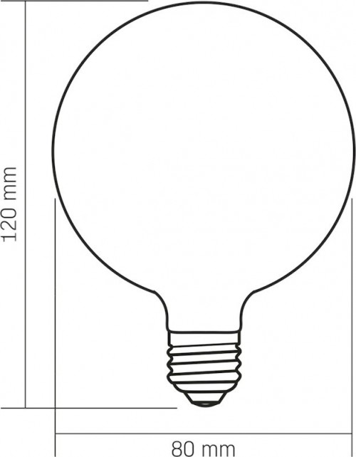 Videx Filament G80 Dimmable 7W 3000K E27