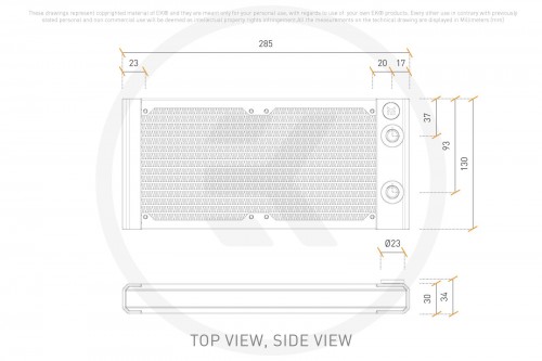EKWB EK-Quantum Surface S240 - White