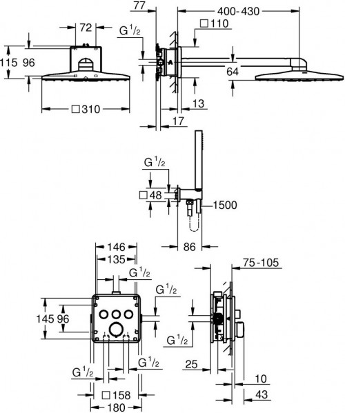 Grohe Precision SmartControl 34875000