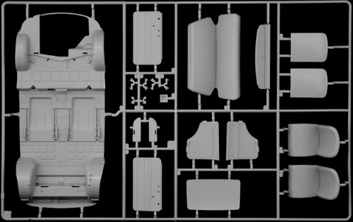 ITALERI Fiat 500 F Upgraded Edition (1:12)