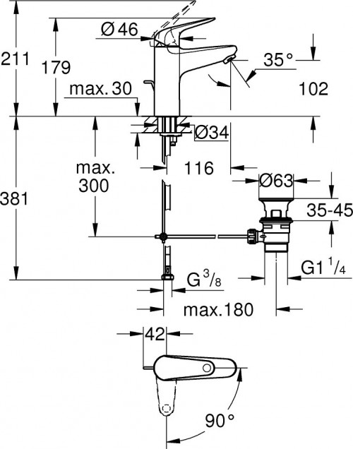 Grohe Swift M 24328001