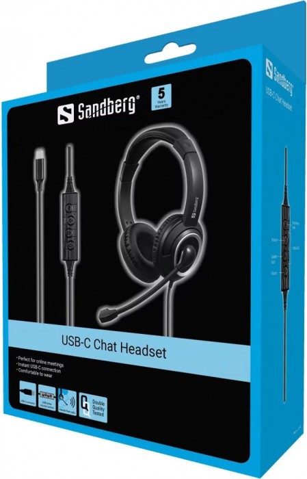 Sandberg USB-C Chat Headset