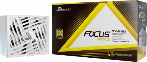 Seasonic FOCUS GX-850 ATX 3.1 White