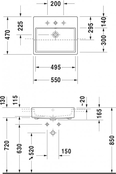Duravit Vero Air 0382550000