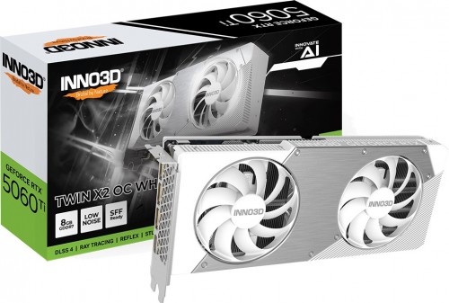 INNO3D GeForce RTX 5060 Ti 8GB TWIN X2 OC White