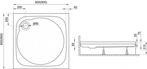Polimat Nowy Styl 90x90 00613