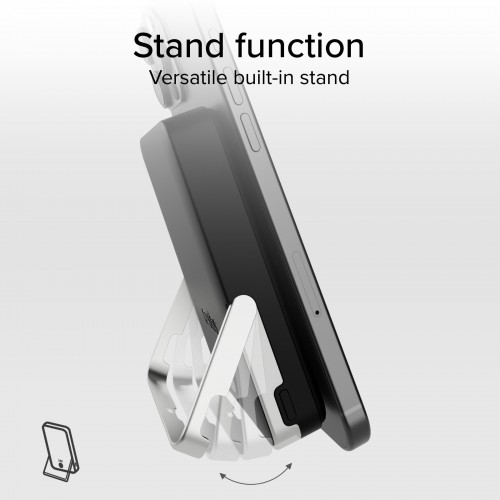 SBS Wireless Power Bank with Stand and LCD 10000