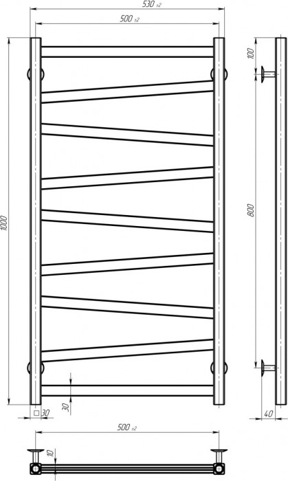Deffi Alpha P9 500x1000 A.AL.100.50.9.C.A