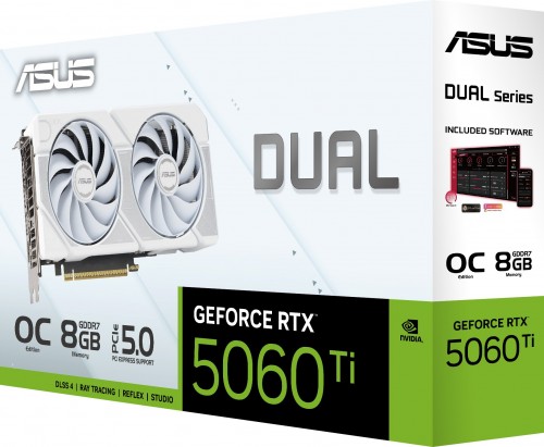 Asus GeForce RTX 5060 Ti Dual 8GB OC White