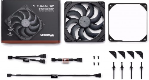 Noctua NF-A14x25 G2 PWM chromax.black