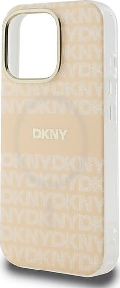 DKNY Repeat Texture Pattern with Stripe for iPhone 16 Pro Ma