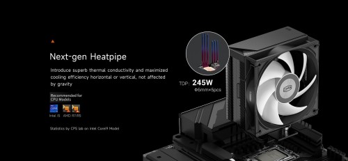 PCCooler RT500 TC ARGB Black