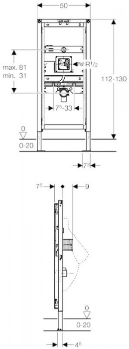 Geberit Duofix 111.689.00.1