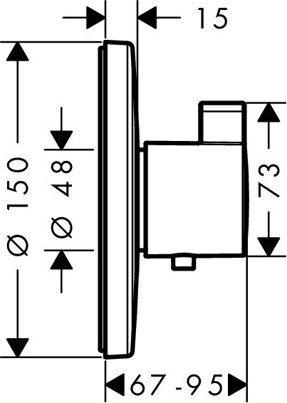 Hansgrohe Ecostat S 15756