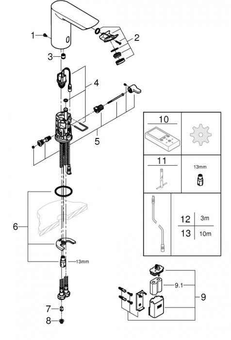 Grohe Bau Cosmopolitan E 36451