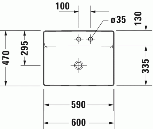 Duravit DuraSquare 235460